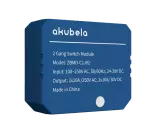 Vestavný víceúčelový spínač 2x 230V nebo 24-32V DC Akubela