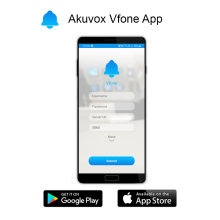 Akuvox Vfone Android a iOS SIP klient