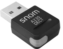 Snom A230 - DECT dongle pro IP telefony s USB
