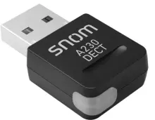 Snom A230 - DECT dongle pro IP telefony s USB
