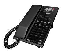 AEI Analogový telefon s DECT základnou AEI  AVM-9108-SM