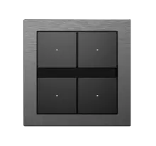 Akubela Aura KNX modulární spínač se 4 tlačítky a OLED displejem