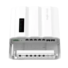 Reyee RG-ES207GS-PI-OD Web a Cloud managed PoE venkovní switch s napájením PoE/DC