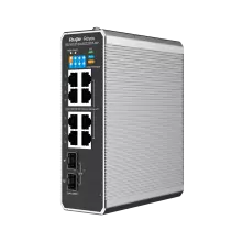 Reyee RG-NIS2100-8GT2SFP-HP PoE+ průmyslový switch s cloudovou správou