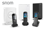 Snom bezdrátové Single Cell IP DECT telefony